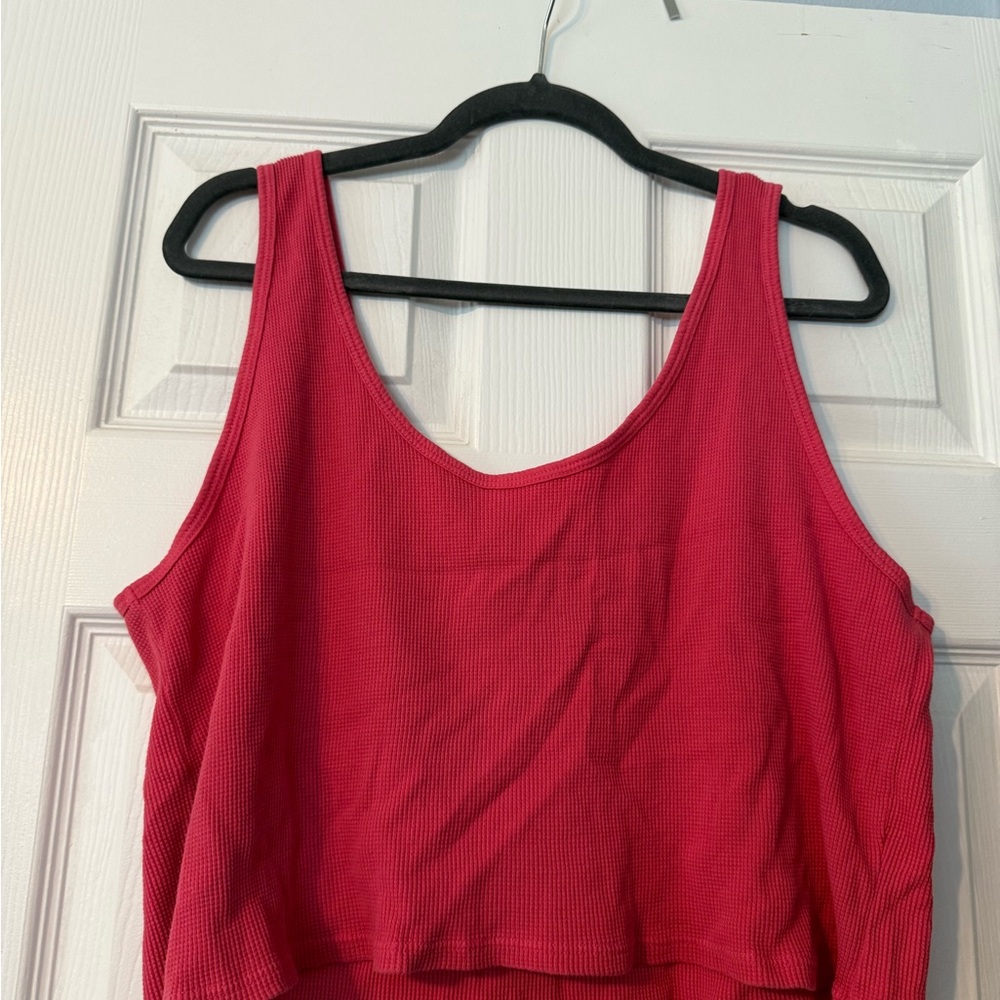 SET Active pink Sleeveless Crop Top